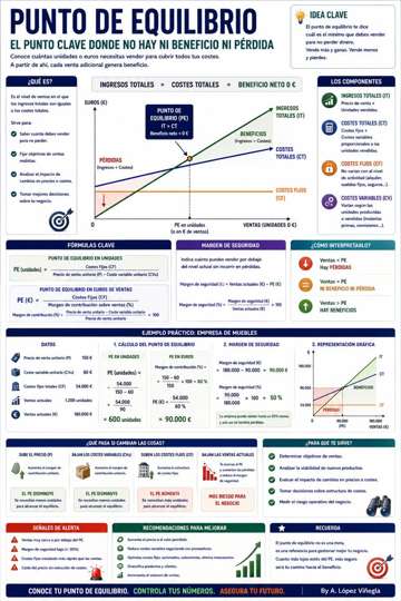 Infografía sobre Punto de Equilibrio