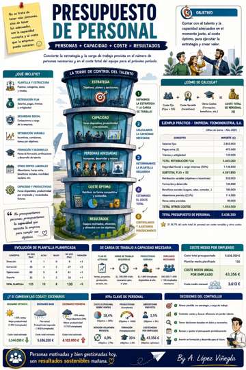 Infografía sobre Presupuesto de Personal
