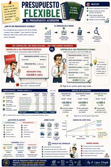 Infografía sobre Presupuesto Flexible