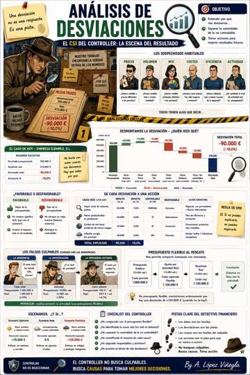 Infografía sobre Análisis de Desviaciones
